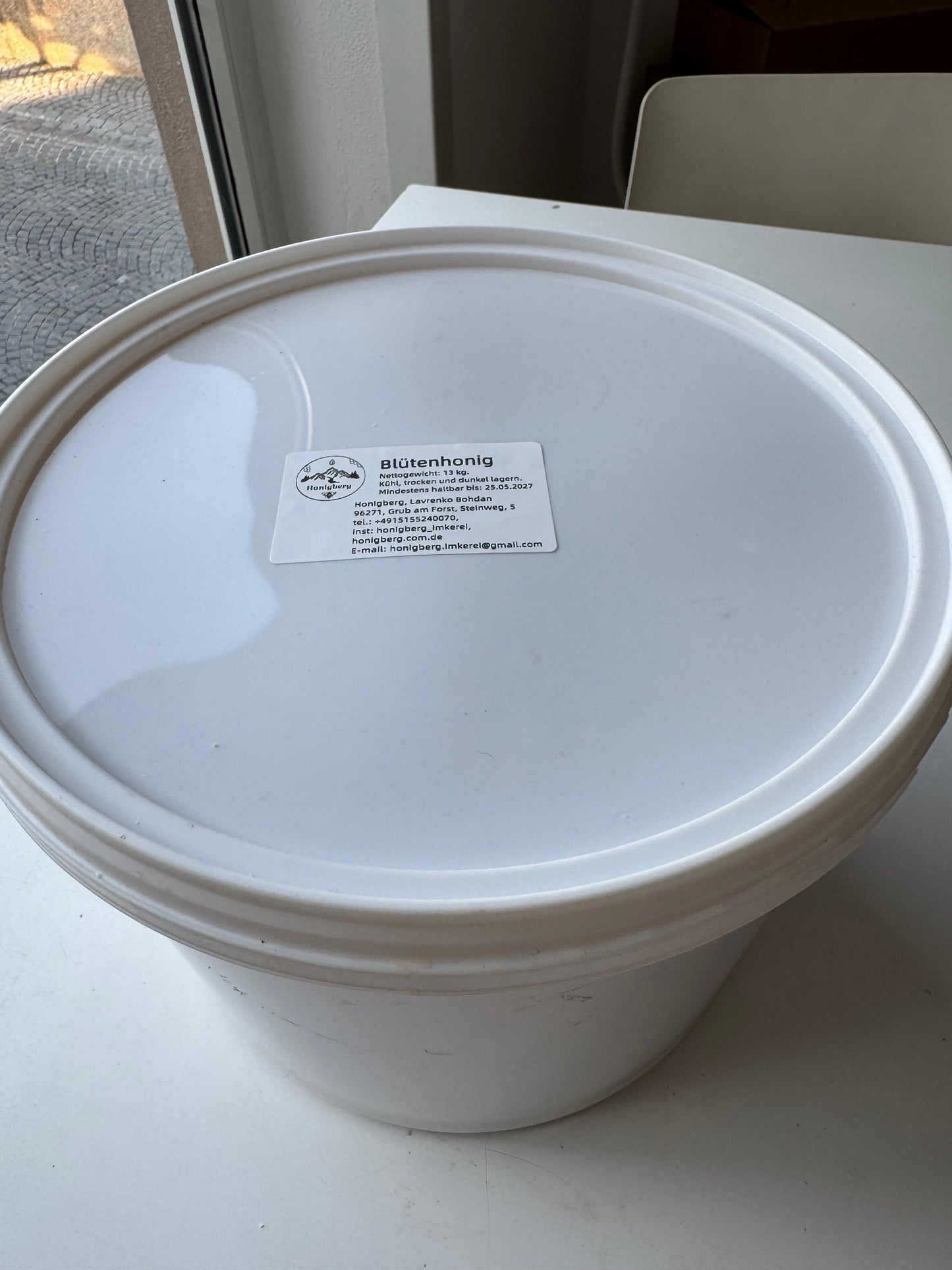 Blütenhonig im Eimer (13 kg) Super Angebot