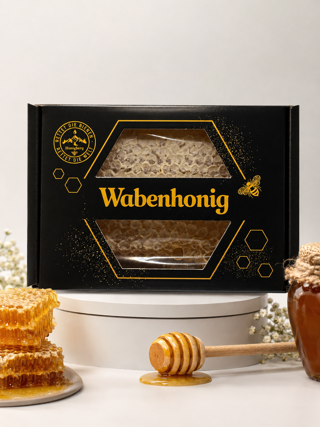 Deutscher Wabenhonig 2.2 kg/1kg/ 0.5kg/ 0.25kg