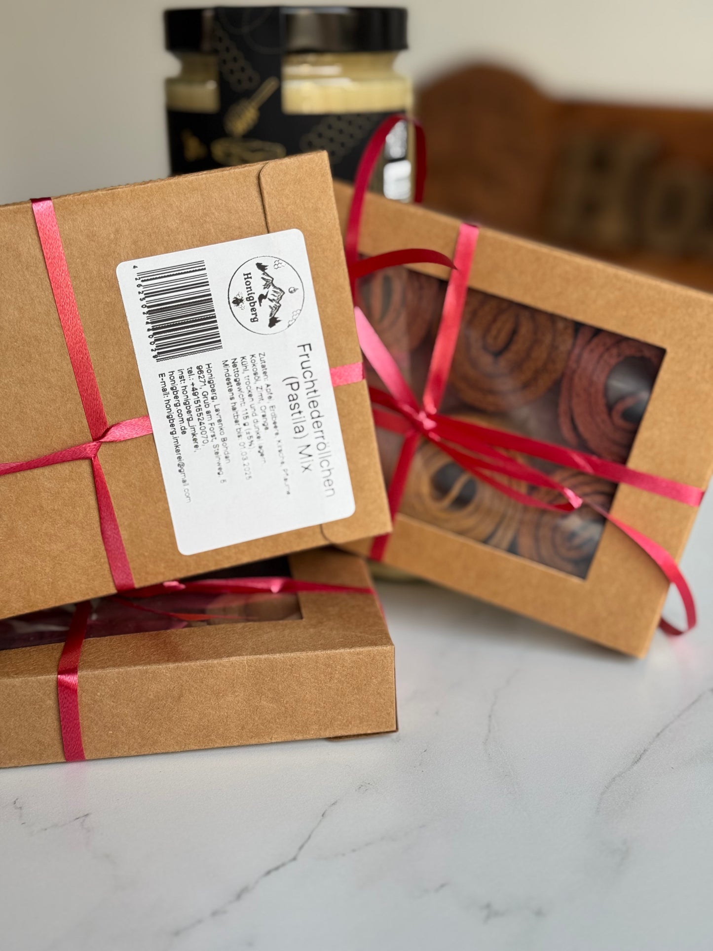 Fruchtlederröllchen (Pastila) Mix