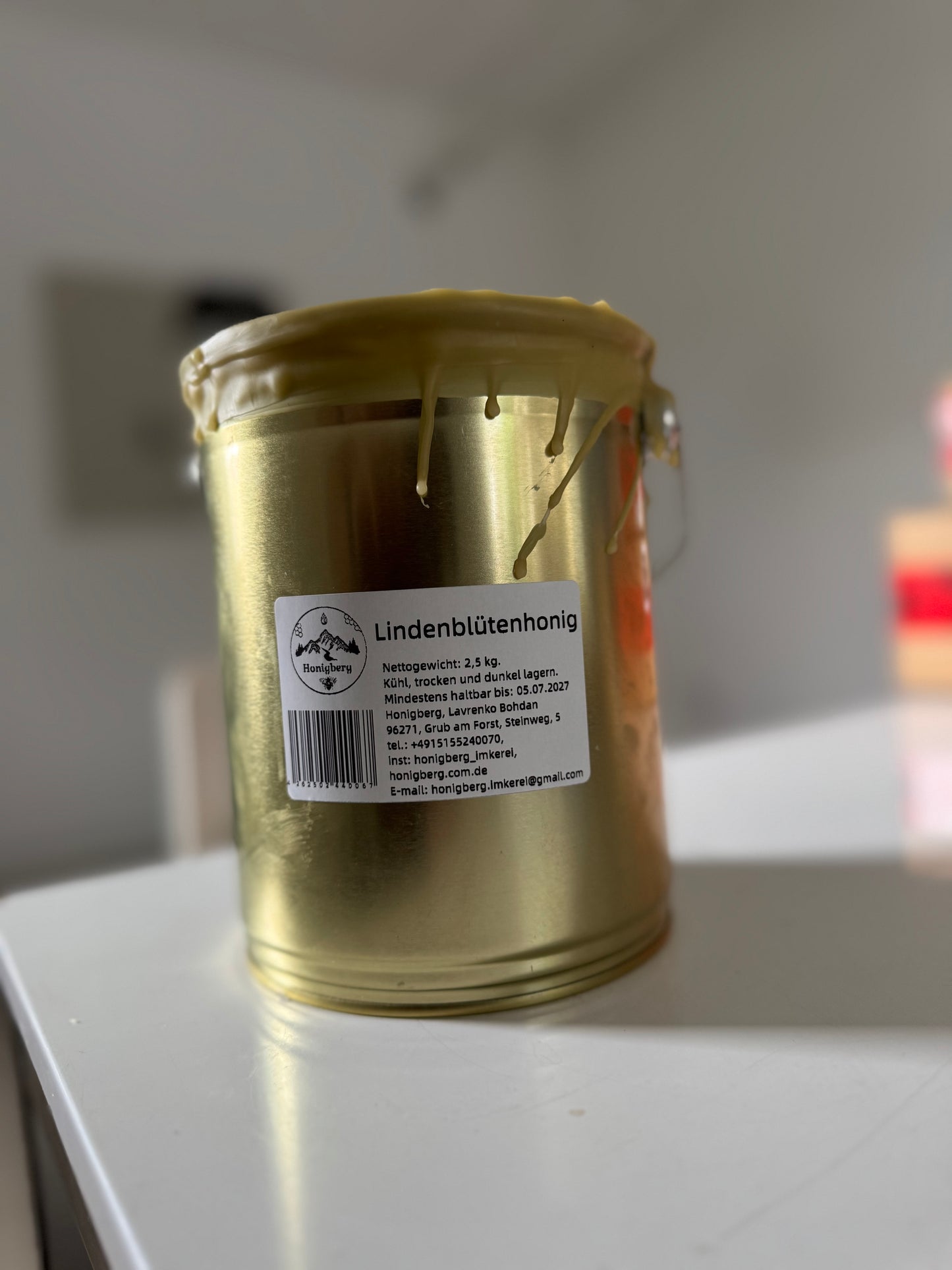 Lindenblütenhonig 2.5 kg/ Echter Lindenhonig – wie in der Kindheit