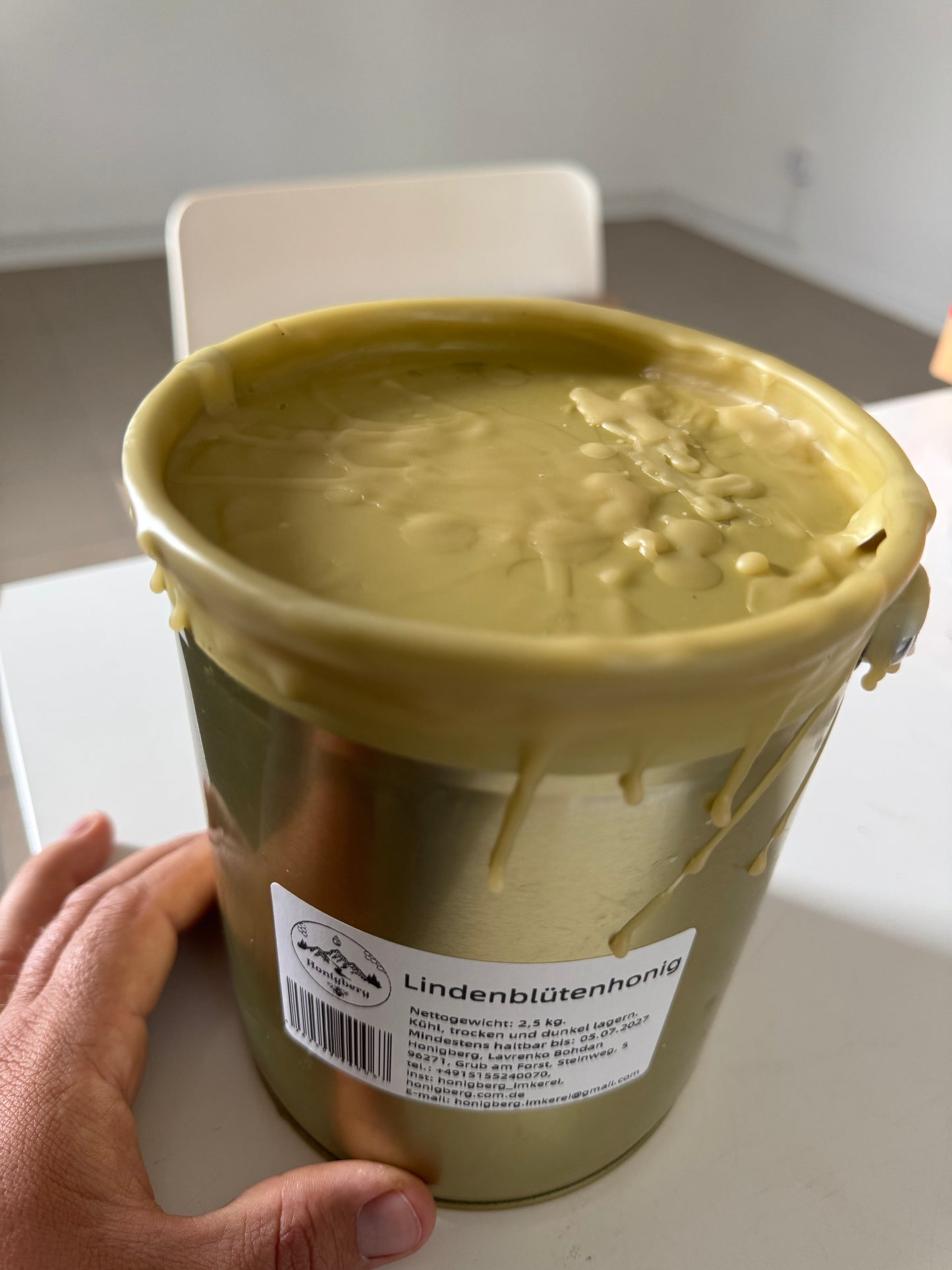 Lindenblütenhonig 2.5 kg/ Echter Lindenhonig – wie in der Kindheit