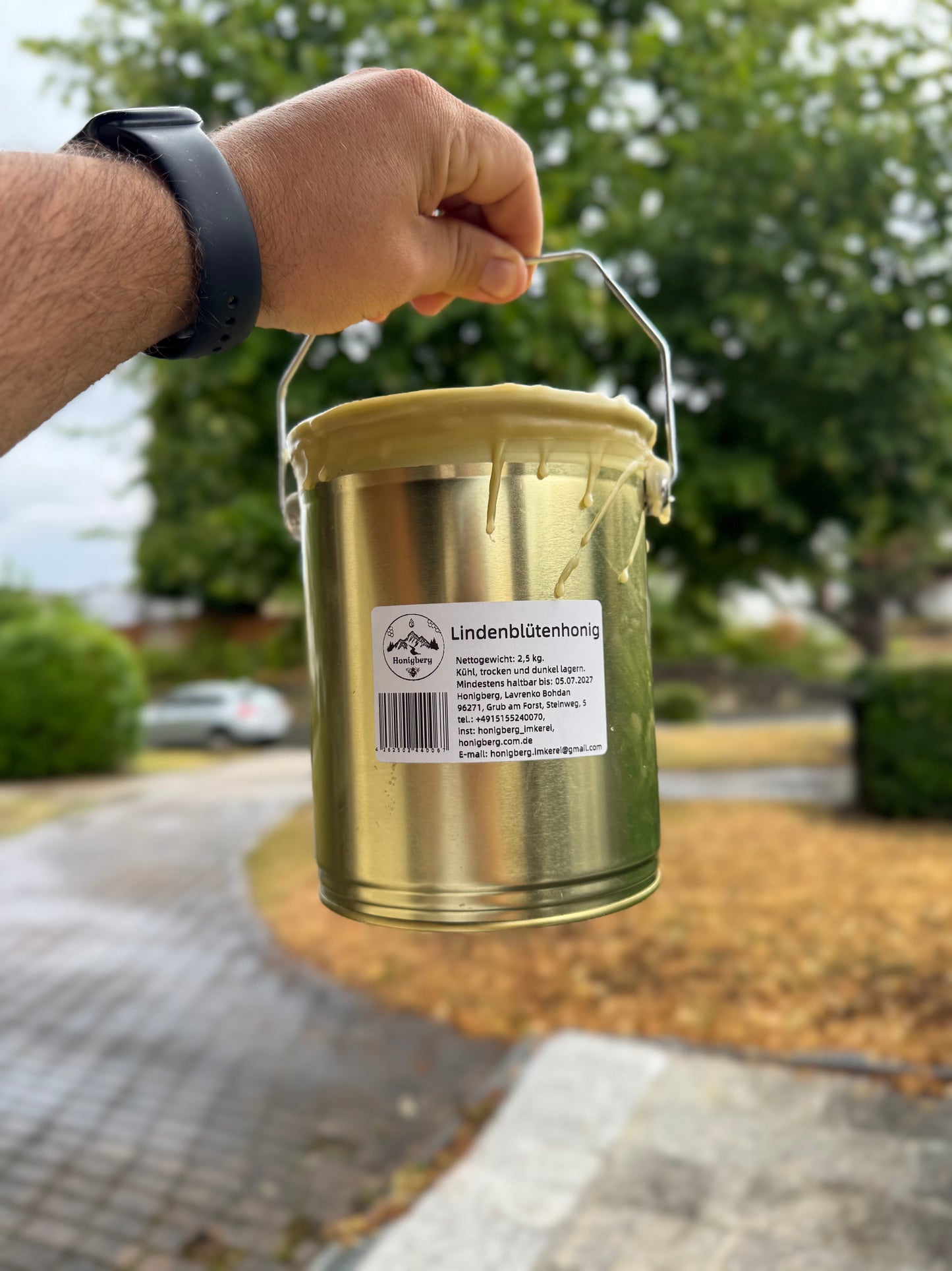 Lindenblütenhonig 2.5 kg/ Echter Lindenhonig – wie in der Kindheit